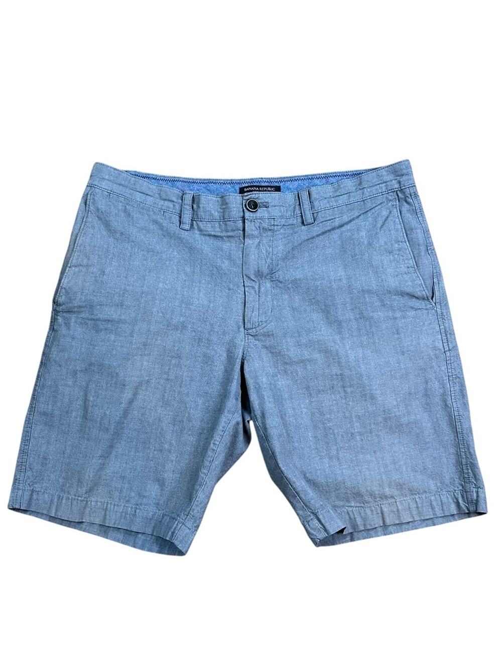 Banana Republic Aiden Short Men's Light Gray Casual Shorts Size 33